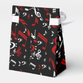 Ballotins Notes musicales blanches et noires personnalisées (Arrière)