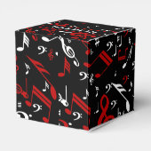 Ballotins Notes musicales blanches et noires personnalisées (Arrière)