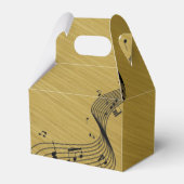 Ballotins Notes musicales Or brossé (Arrière)