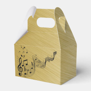 Ballotins Notes musicales Or brossé