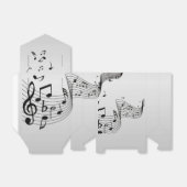 Ballotins Notes musicales sur Argent (Déplié)