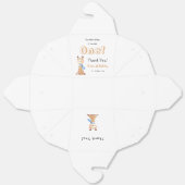 Ballotins Notre Bébé tourne un mignon bébé Giraffe Anniversa (Déplié)