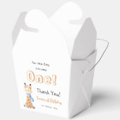 Ballotins Notre Bébé tourne un mignon bébé Giraffe Anniversa (Ouvrir)