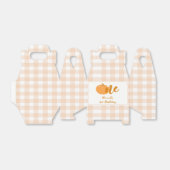 Ballotins Notre petit Citrouille Boho Orange 1er anniversair (Déplié)