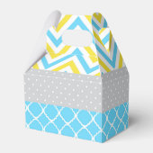 Ballotins Notre petit Sunshine Blue et Jaune fête d'annivers (Arrière)