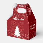 Ballotins Notre premier sapin rouge marié de Noël (Arrière)