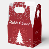 Ballotins Notre premier sapin rouge marié de Noël (Ouvert)