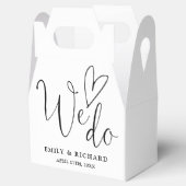 Ballotins Nous Aimons Coeur Noir Et Mariage Blanc (Ouvert)