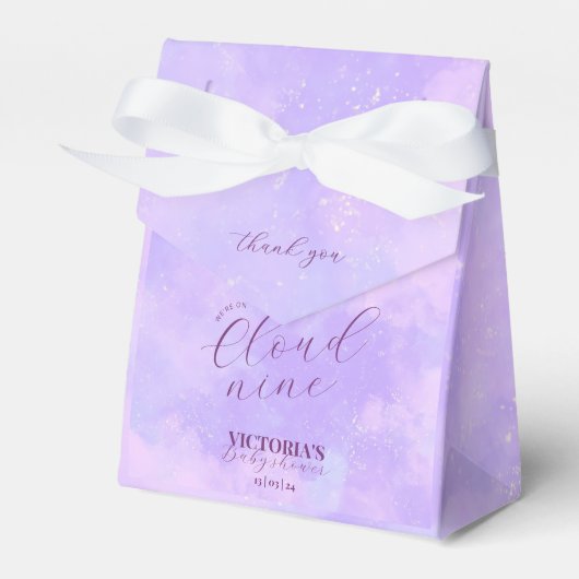 Ballotins Nous Sommes Sur Cloud Neuf Baby shower D'Offre (Verso)