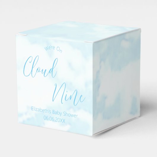 Ballotins Nous sommes sur le Baby shower Cloud Nine (Verso)