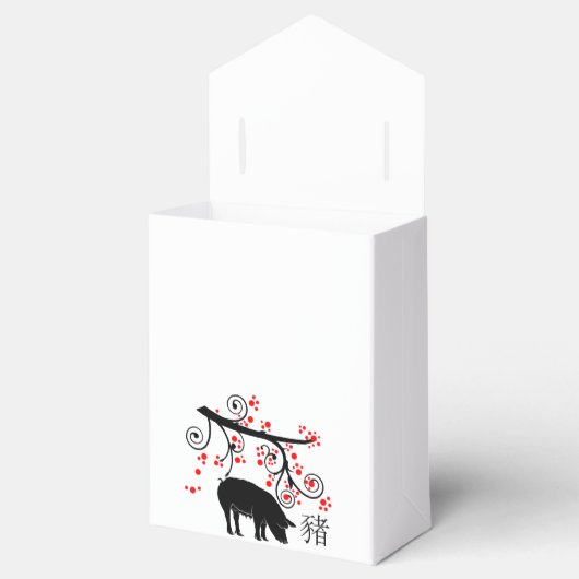 Ballotins Nouvel An chinois 2019 Cochon et arbre (Ouvert)