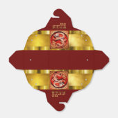 Ballotins Nouvel An chinois Dragon 2024 "coupé en papier" TO (Déplié)