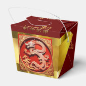 Ballotins Nouvel An chinois Dragon 2024 "coupé en papier" TO (Arrière)