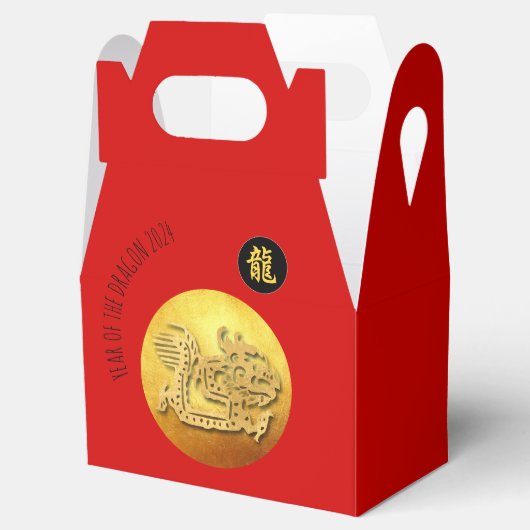 Ballotins Nouvel an chinois Dragon rouge d'or 2024 GFB (Ouvert)