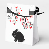 Ballotins Nouvel An chinois du lapin et des fleurs rouges (Arrière)