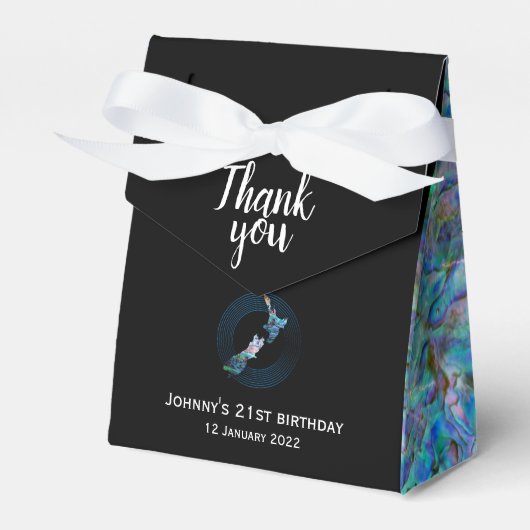 BALLOTINS NOUVELLE-ZÉLANDE PERSONNALISÉE CARTE PAUA BALLOTIN (Verso)