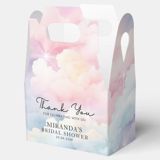 Ballotins Nuage Élégant Ciel Shower de Mariée (Ouvert)