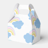 Ballotins Nuages pastel d'été arc-en-ciel Gribouillis Doodle (Arrière)