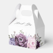Ballotins Nuances de pourpre Dusty fleurit Fête des mariées  (Verso)