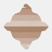 Ballotins Nuances de rayures Brown (Déplié)