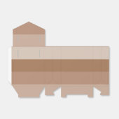 Ballotins Nuances de rayures Brown (Déplié)