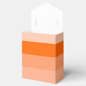 Ballotins Nuances de rayures orange (Ouvert)