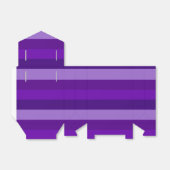 Ballotins Nuances de rayures violettes (Déplié)