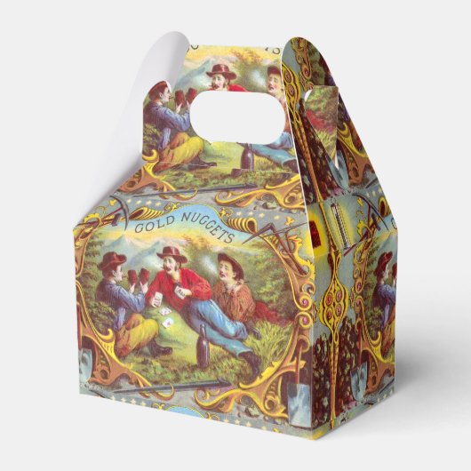 Ballotins Nuggets d'or Antique Étiquette Cigar (Verso)