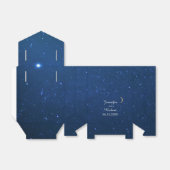 Ballotins Nuit étoile Boîte de Faveur Mariage (Déplié)