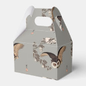 Ballotins Nuit Japonaise Chouette Lune Bois Coupe Flying Nig (Arrière)