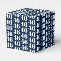 Numéro d'anniversaire personnalisé, bleu marine bl