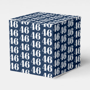 Ballotins Numéro d'anniversaire personnalisé, bleu marine bl