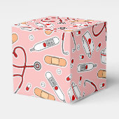 Ballotins Nurse Love Imprimer Arrière - plan rose (Verso)