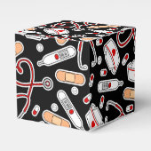 Ballotins Nurse Love Print Black Background (Verso)