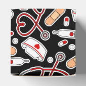 Ballotins Nurse Love Print Black Background (Haut)