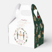 Ballotins Nutcracker Noël fête d'anniversaire vert or (Verso)