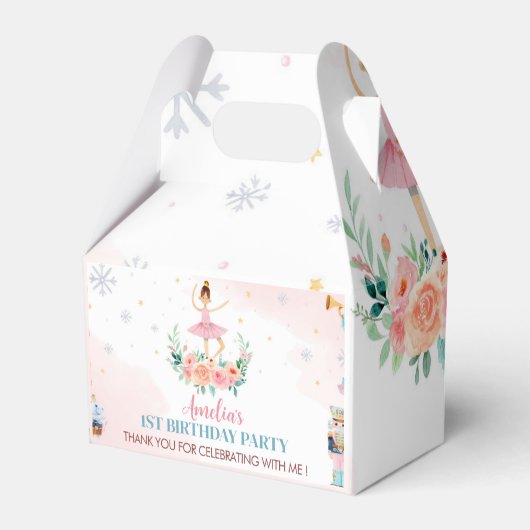 Ballotins Nutcracker rose Ballotin de fête d'anniversaire (Arrière)
