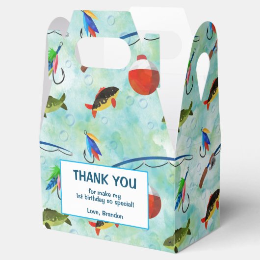 Ballotins O-fish-ally gone de pêche petit pêcheur anniversai (Ouvert)