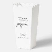 Ballotins Obtenons ce Parti Poppin Mariage Popcorn (Verso)