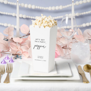 Ballotins Obtenons ce Parti Poppin Mariage Popcorn