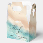 Ballotins Ocean Beach Summer Party Calligraphie Merci (Ouvert)