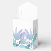 Ballotins Océan Caraibes bleu vert aquarelle Fleurs (Ouvert)