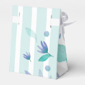 Ballotins Océan Caraibes bleu vert aquarelle Fleurs (Arrière)