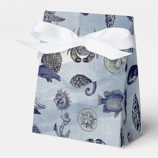 Ballotins Ocean Sea Life Nautical Seashells Beach Mariage (Verso)