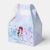 Ballotins Océan sous la mer Sirène thème Joyeux anniversaire (Arrière)