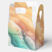 Ballotins Océan Vert Rose Plage Bleu Aquarelle Été Soleil (Ouvert)