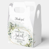 Ballotins Oeucalyptus boho tendance or vert 16e anniversaire (Ouvert)