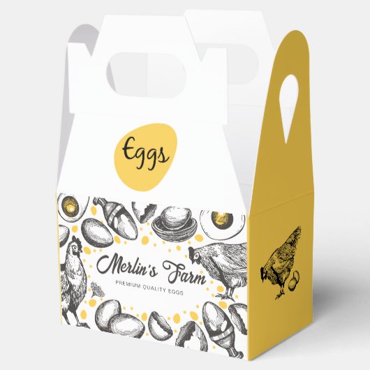 Ballotins OEufs modernes Illustration Boîte d'emballage en c (Ouvert)