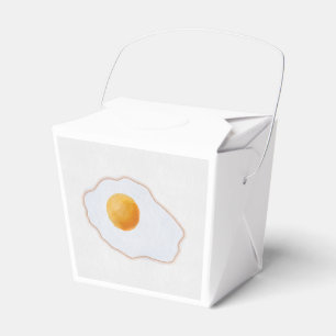 Ballotins Œuvre d'art minimaliste de l'œuf frit à l'aquarell