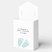 Ballotins Oh Baby Mint Baby shower pieds (Ouvert)